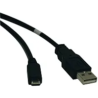 Tripp Lite By Eaton U050-010 Usb 2.0 Cable, A Male/Micro-B Male, Black (10 Ft.)
