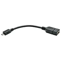 Tripp Lite By Eaton U052-06N Micro Usb-B Male To Usb-A Female Otg Host Adapter C