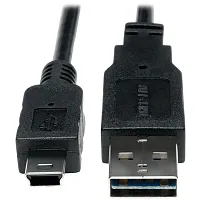 Tripp Lite By Eaton Ur030-003 Usb 2.0 Universal Device Cable, Reversible A Male/