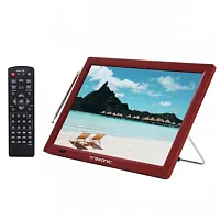 Trexonic Portable Rechargeable 14 Inch LED TV with HDMI, SD/MMC, USB, VGA, AV In