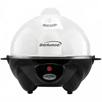 Brentwood Electric 7 Egg Cooker with Auto Shut Off in Black