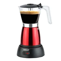 Brentwood 6 Serving Cordless Electric Moka Pot Espresso Machine