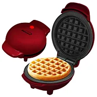 Brentwood Non-Stick 5" Multi-Use Mini Waffle Maker in Red