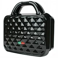 Brentwood Couture Purse Non-Stick Dual Waffle Maker in Black with Indicator Ligh