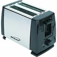 Brentwood 2-Slice Toaster (Stainless Steel and Black)