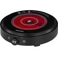 Brentwood Select 10 Inch Countertop Infrared Single Burner in Black with Digital