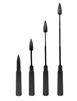 TRUE SPIKE SA034BK Vms Telescopic 50 Cal Bullet Antenn