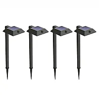 Home Zone Security Eli1576G Mesh-Linkable Solar Led Contemporary-Style Security