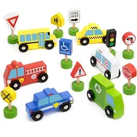 Busy City Vehicles and Signs TVEH-605