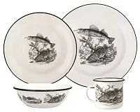 UTICA USA 412013 16 Pc Enamelware Set