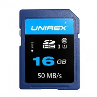 Unirex SDHC Card 16GB Class 10 (UHS-1) Memory Card