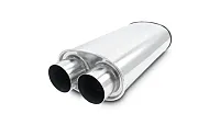 VIBRANT 10535 Streetpower Oval Muffler 2.50&#039; Inl