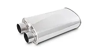 VIBRANT 1159 Streetpower Oval Muffler 2.50&#039; In