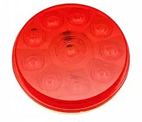 VALTERRA LLC 52433 4&#039; Led Round Red Stop Tai