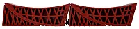 VALTERRA LLC A100903 Stayput Curved Leveler Red 2Pk