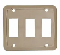 VALTERRA LLC P7358C Ivory Triple 1/Card