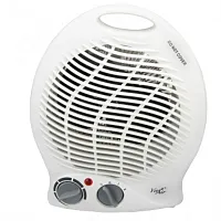 Vie Air 1500W Portable 2-Settings White Home Fan Heater with Adjustable Thermost