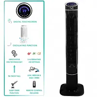 Vie Air 50 Inch Luxury Digital 3 Speed High Velocity Tower Fan with Fresh Air Io