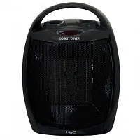 Vie Air 1500W Portable 2 Settings Black Ceramic Heater with Adjustable Thermosta