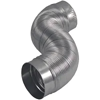 DEFLECTO AM42 Semi-Rigid Flexible Aluminum Duct (4&quot; x 2&#039;)