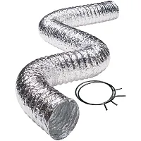 Deflecto Flxc0405 Aluminum Duct (2-Ply; 5Ft; Ul 181 Class 1)