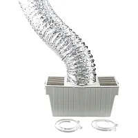 Deflecto Ltf Supurr-Flex Indoor Dryer Vent Lint Trap Kit