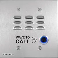 Viking Electronics E-32TF-IP Steel Touch-Free Voip Entry Phone