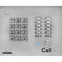 Viking Electronics K-1700-IP Voip Stainless Steel Vandal Resistant
