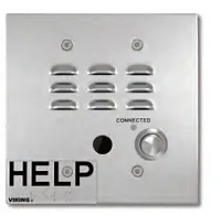 Viking Electronics X-1605-32 Ip Emergency Phone W/Hd Vid Flush Mount