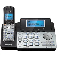 Vtech Ds6151 2-Line 1-Handset Dect 6.0 Expandable Cordless Phone System For Land