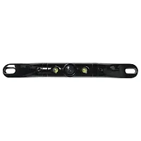 Boyo Short-Bar License Plate Cmos Color Camera Black Finish With Built In Led Li