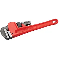 Performance Tool Heavy-Duty Adjustable Straight Pipe Wrench 10-Inch