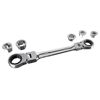 Performance Tool Metric 7-In-1 Met Ratcheting Flex Head Wrench