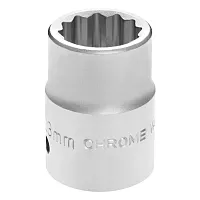 Performance Tool 3/4" Drive 23Mm 12-Point Metric Standard Socket