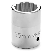 Performance Tool 3/4" Drive 25Mm 12-Point Metric Standard Socket