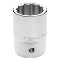 Performance Tool 3/4" Drive 27Mm 12-Point Metric Standard Socket