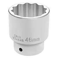 Performance Tool 3/4" Drive 46Mm 12-Point Metric Standard Socket