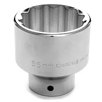Performance Tool 3/4" Drive 55Mm 12-Point Metric Standard Socket