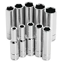 Performance Tool 1/4" Drive 6-Point Metric Socket Set (10-Piece Set)