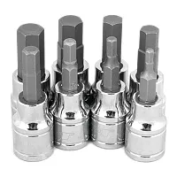 Performance Tool 3 To 10Mm Metric Hex Bit Socket Set 3/8" Drive (8 Piece)