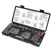 Performance Tool Metric Tap & Die Set (40 Piece)