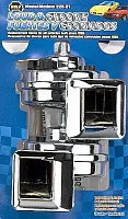 WOLO 2252T Chrome Horn Unv 2 Termnal