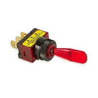 WIRTHCO 20500 Toggle Switch-20A-Red