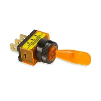 WIRTHCO 20502 Toggle Switch-20A-Amber
