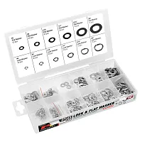 Performance Tool Sae Lock & Flat Washer Assortment (350 Piece)