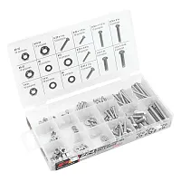 Performance Tool Sae Stainless Steel Nuts & Bolts Assortment (224 Piece)