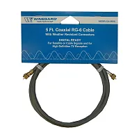 WINEGARD CX0605 Rg6 5&#039; Conn B/E W/O-Ring