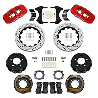 WILWOOD 14017673DR Kit Rear Aero4 Disc/Drum