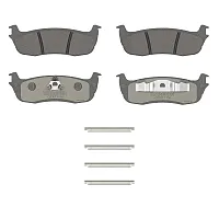 WAGNER BRAKE OEX711M Oex Semi-Met Disc Pad Set