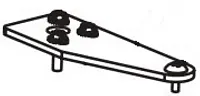 WESTLAND 11698SSWT Pivot Hinge Top